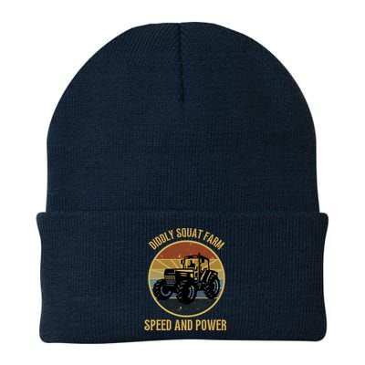 Diddly Squat Farm Speed And Power Tractor Vintage Knit Cap Winter Beanie