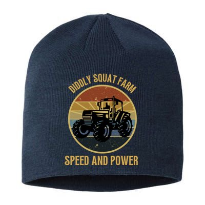 Diddly Squat Farm Speed And Power Tractor Vintage Sustainable Beanie