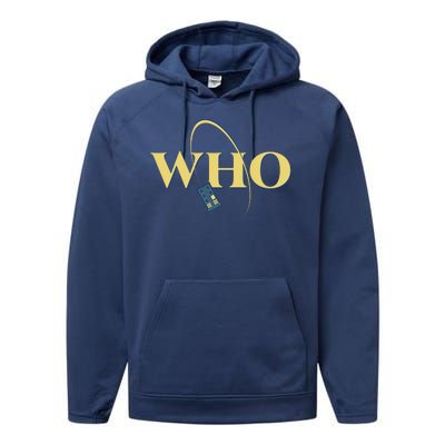 DrWho Sci Fi Show Fan Performance Fleece Hoodie