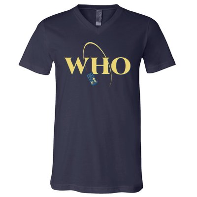 DrWho Sci Fi Show Fan V-Neck T-Shirt