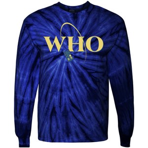 DrWho Sci Fi Show Fan Tie-Dye Long Sleeve Shirt