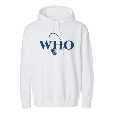 DrWho Sci Fi Show Fan Garment-Dyed Fleece Hoodie