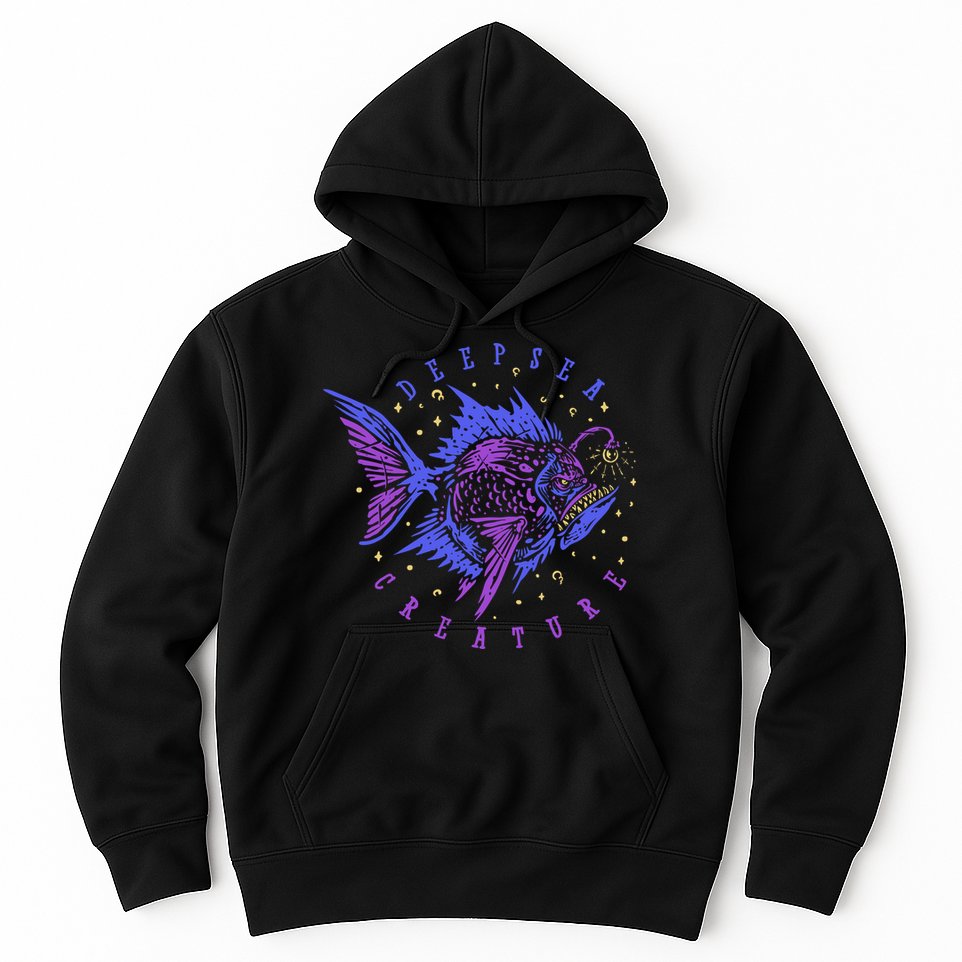 Deep Sea Fish Creature Hoodie