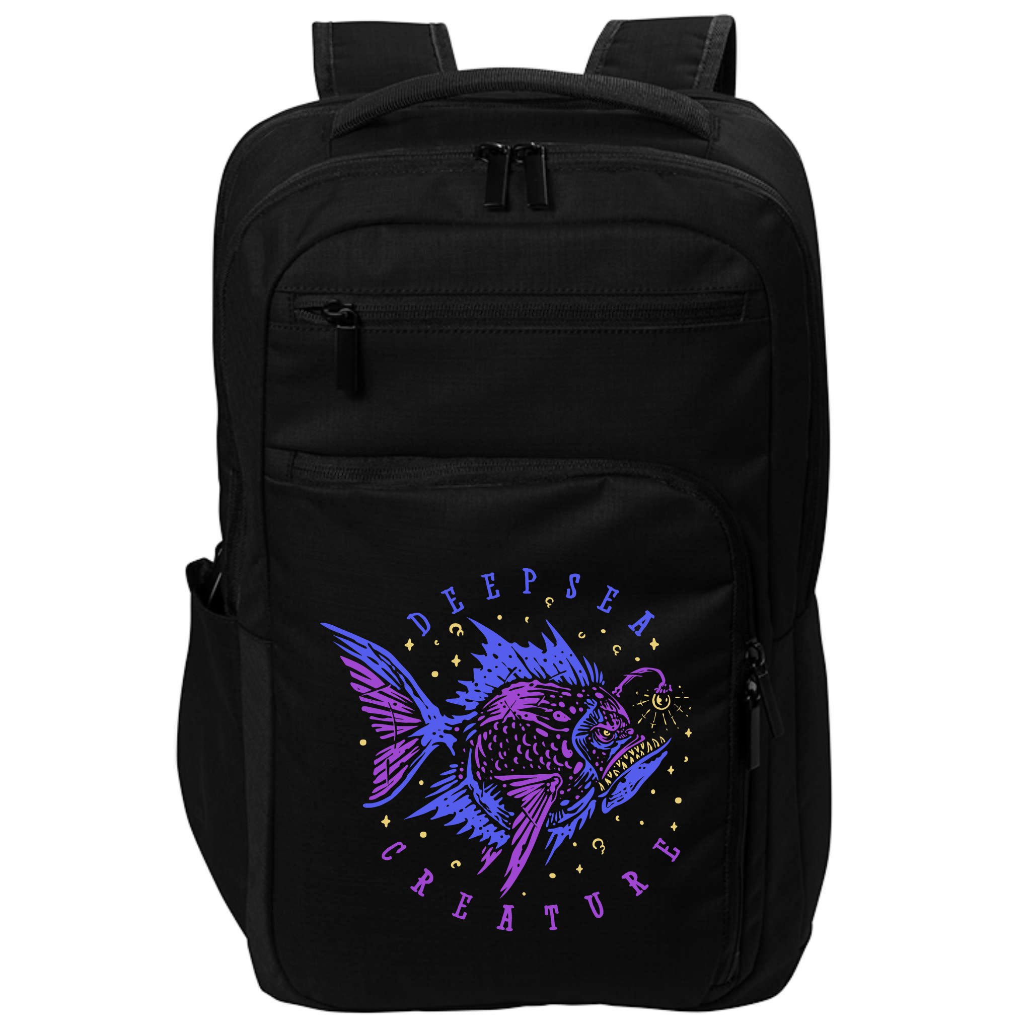 Deep Sea Fish Creature Impact Tech Backpack