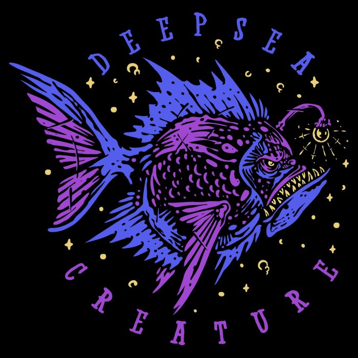 Deep Sea Fish Creature Impact Tech Backpack