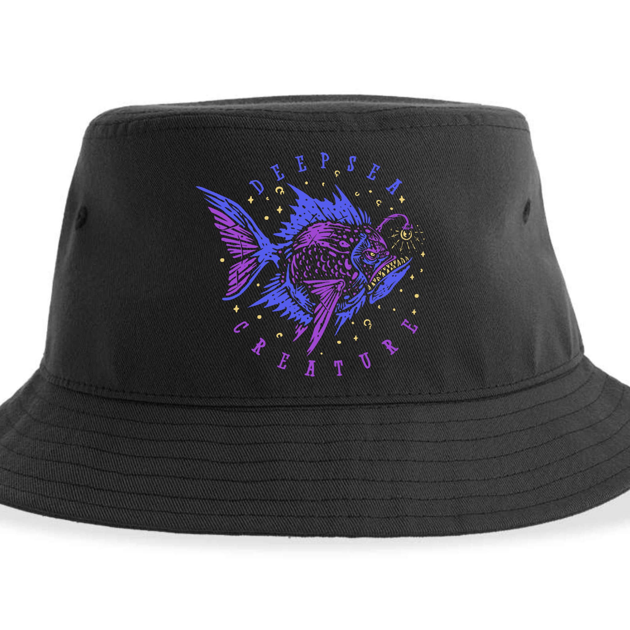 Deep Sea Fish Creature Sustainable Bucket Hat