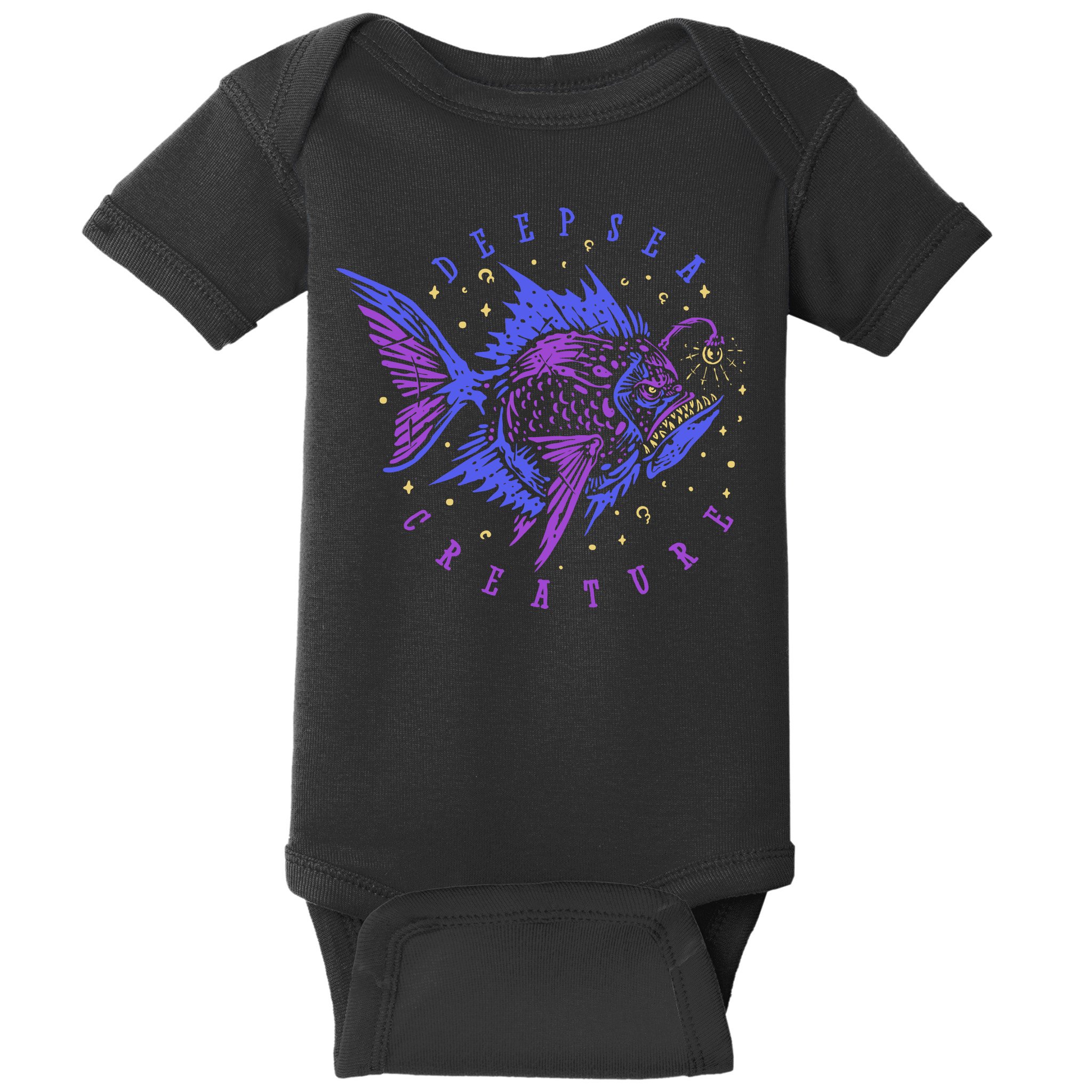 Deep Sea Fish Creature Baby Bodysuit