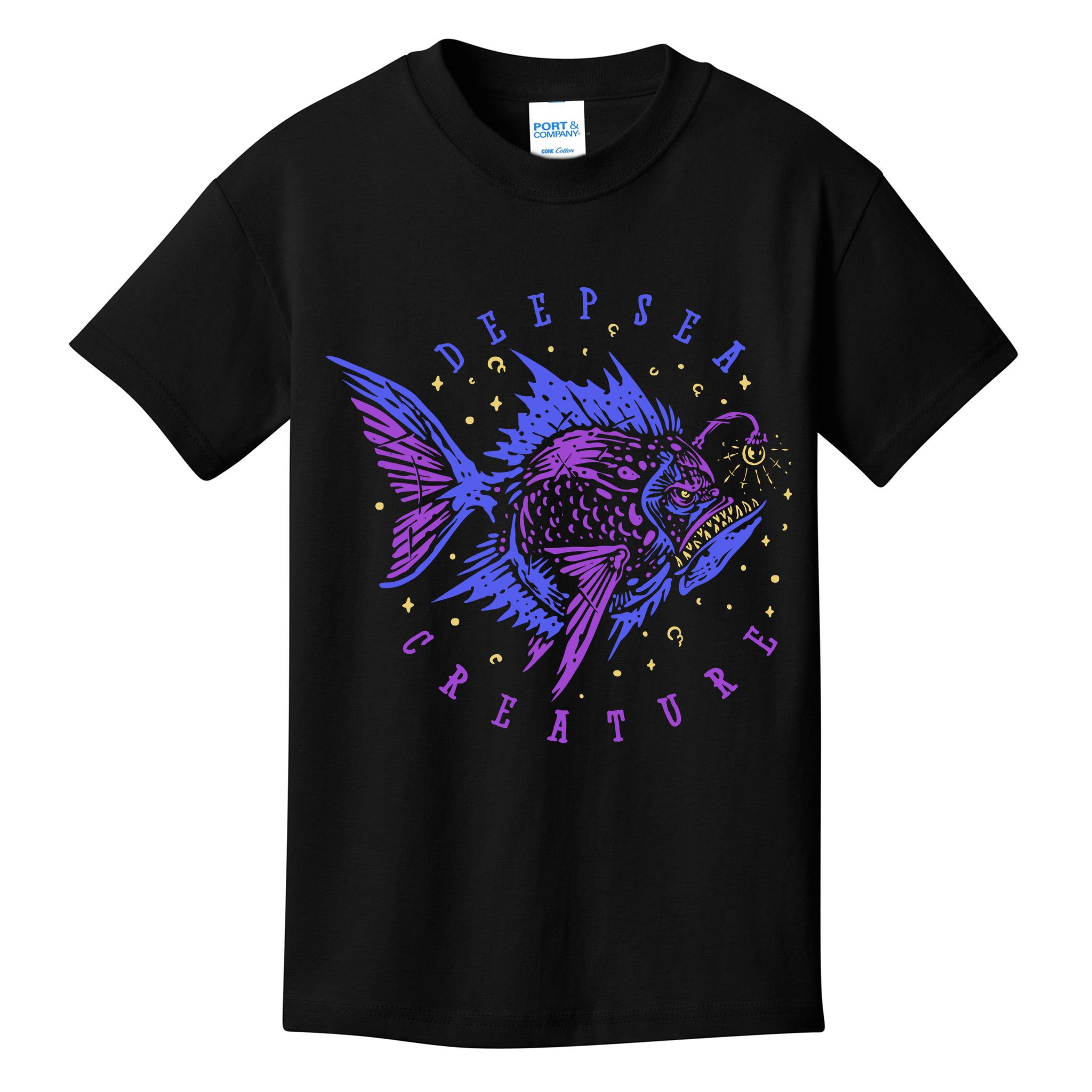 Deep Sea Fish Creature Kids T-Shirt