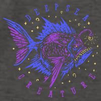 Deep Sea Fish Creature Vector Backpack