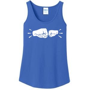 Dad Son Fist Friends For Life Gift Ladies Essential Tank