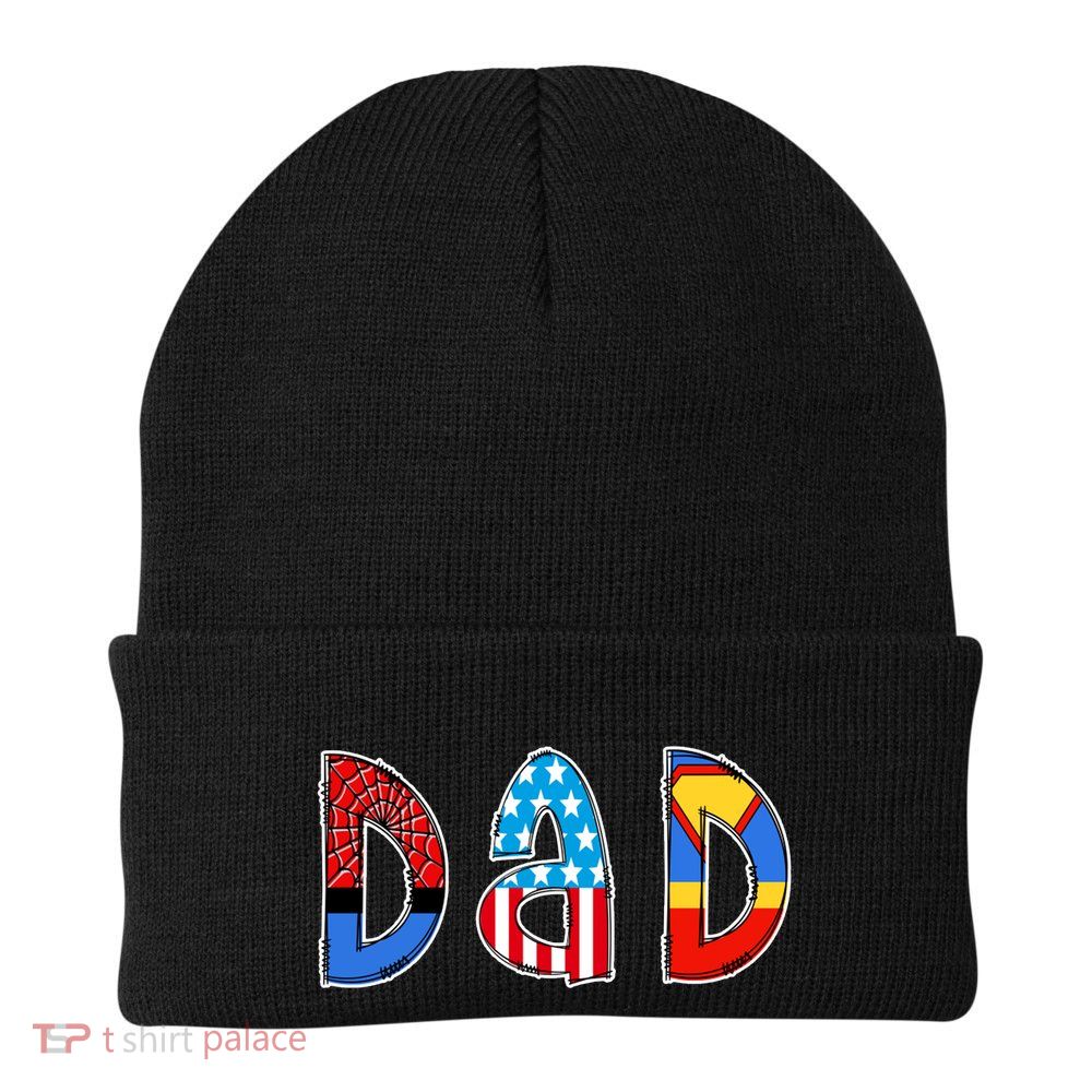 Dad Superhero Father's Day Gift Beanie