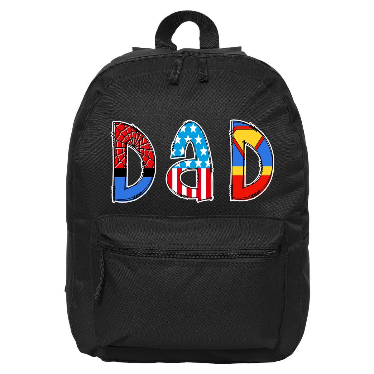 Dad Superhero Father's Day Gift 16 in Basic Backpack