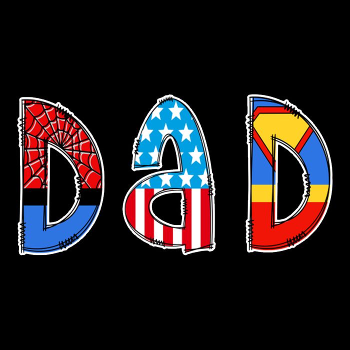 Dad Superhero Father's Day Gift Youth Performance Sprint T-Shirt