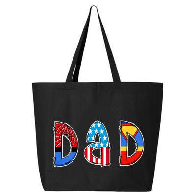 Dad Superhero Father's Day Gift 25L Jumbo Tote