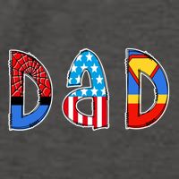 Dad Superhero Father's Day Gift Vector Backpack