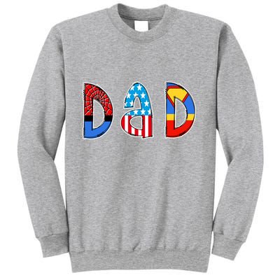 Dad Superhero Father's Day Gift Sweatshirt