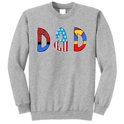 Dad Superhero Father's Day Gift Sweatshirt