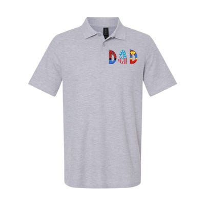 Dad Superhero Father's Day Gift Softstyle Adult Sport Polo