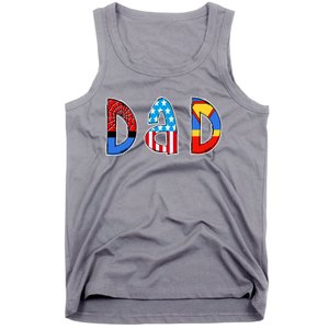 Dad Superhero Father's Day Gift Tank Top