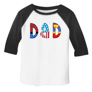 Dad Superhero Father's Day Gift Toddler Fine Jersey T-Shirt