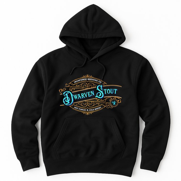 Dwarven Stout Funny Dwarf Beer Gamer Brewery Hoodie
