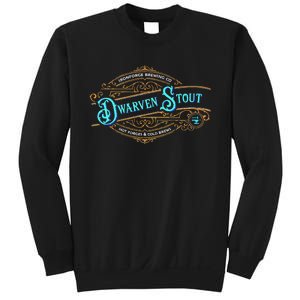 Dwarven Stout Funny Dwarf Beer Gamer Brewery Sweatshirt