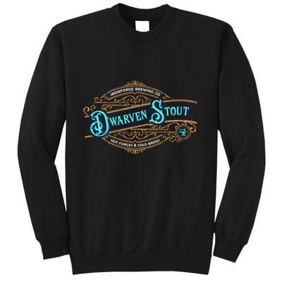 Dwarven Stout Funny Dwarf Beer Gamer Brewery Sweatshirt