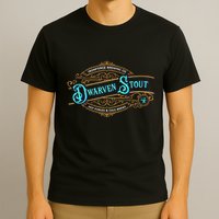 Dwarven Stout Funny Dwarf Beer Gamer Brewery T-Shirt