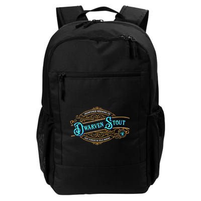 Dwarven Stout Funny Dwarf Beer Gamer Brewery Backpack
