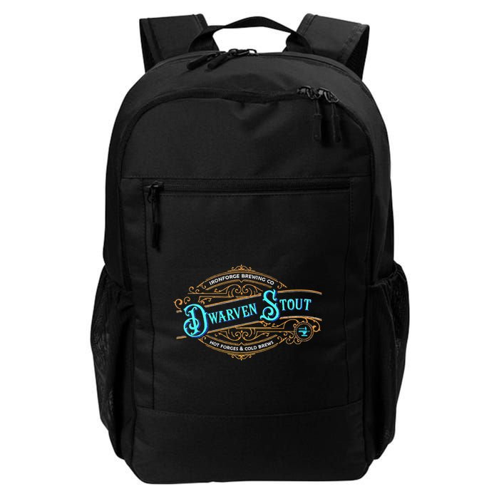 Dwarven Stout Funny Dwarf Beer Gamer Brewery Backpack