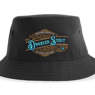 Dwarven Stout Funny Dwarf Beer Gamer Brewery Sustainable Bucket Hat