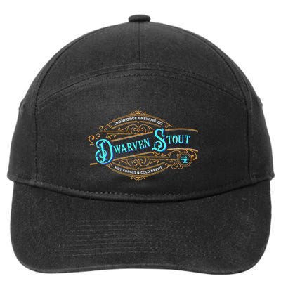Dwarven Stout Funny Dwarf Beer Gamer Brewery 7-Panel Snapback Hat