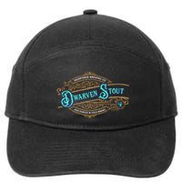 Dwarven Stout Funny Dwarf Beer Gamer Brewery 7-Panel Snapback Hat