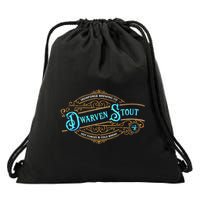 Dwarven Stout Funny Dwarf Beer Gamer Brewery Drawstring Bag