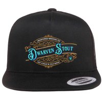 Dwarven Stout Funny Dwarf Beer Gamer Brewery Flatbill Hat