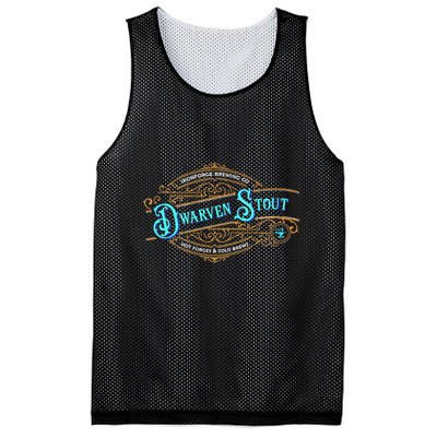 Dwarven Stout Funny Dwarf Beer Gamer Brewery Mesh Reversible Basketball Jersey Tank