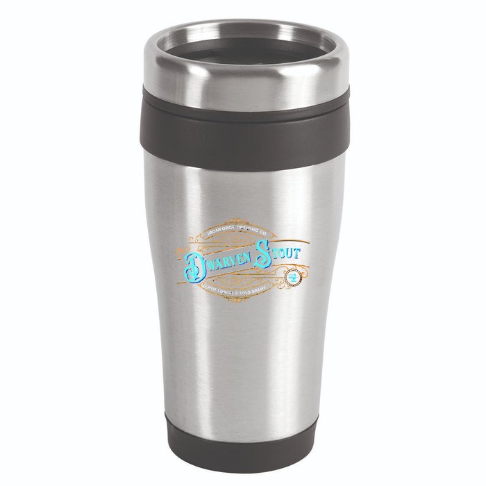 Dwarven Stout Funny Dwarf Beer Gamer Brewery 16oz Travel Tumbler