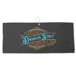 Dwarven Stout Funny Dwarf Beer Gamer Brewery Large Microfiber Waffle Golf Towel