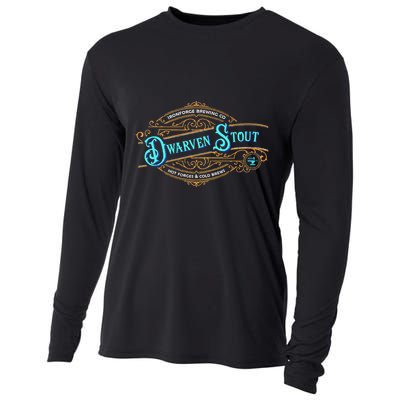 Dwarven Stout Funny Dwarf Beer Gamer Brewery Cooling Performance Long Sleeve Crew