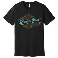 Dwarven Stout Funny Dwarf Beer Gamer Brewery Premium T-Shirt