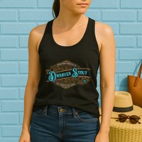 Dwarven Stout Funny Dwarf Beer Gamer Brewery Womens Tank Top