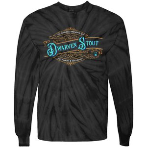 Dwarven Stout Funny Dwarf Beer Gamer Brewery Tie-Dye Long Sleeve Shirt