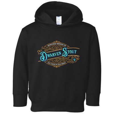 Dwarven Stout Funny Dwarf Beer Gamer Brewery Toddler Hoodie