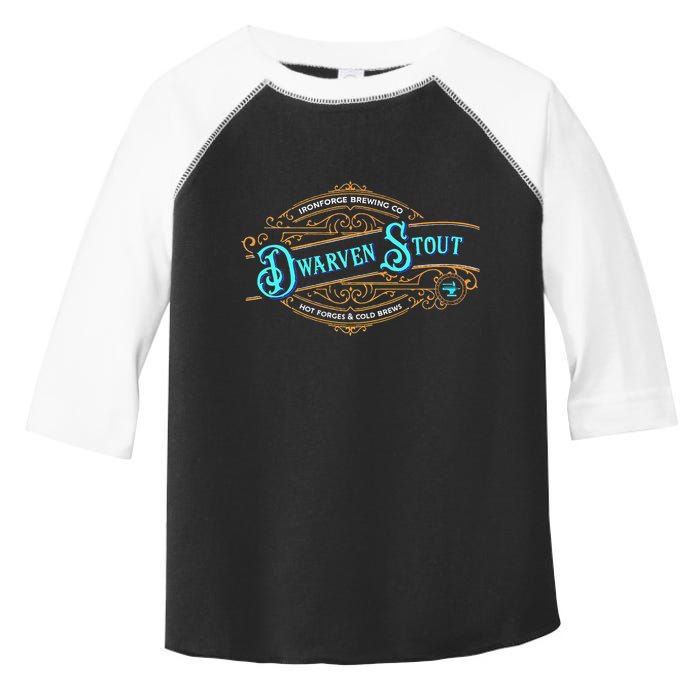 Dwarven Stout Funny Dwarf Beer Gamer Brewery Toddler Fine Jersey T-Shirt