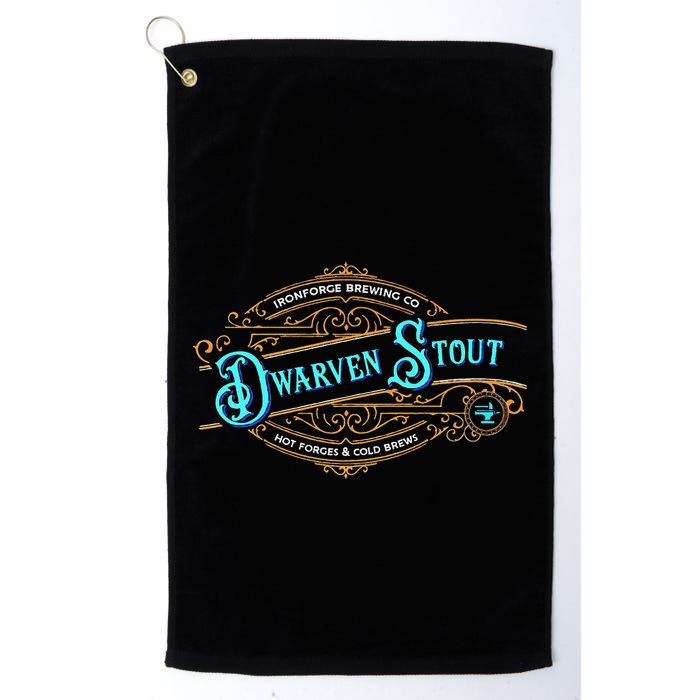 Dwarven Stout Funny Dwarf Beer Gamer Brewery Golf Towel