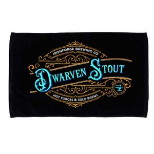 Dwarven Stout Funny Dwarf Beer Gamer Brewery Microfiber Hand Towel