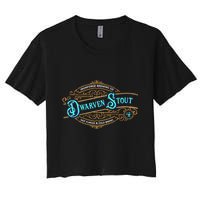 Dwarven Stout Funny Dwarf Beer Gamer Brewery Crop Top
