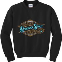 Dwarven Stout Funny Dwarf Beer Gamer Brewery Kids Sweatshirt