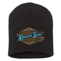 Dwarven Stout Funny Dwarf Beer Gamer Brewery Short Acrylic Beanie