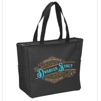 Dwarven Stout Funny Dwarf Beer Gamer Brewery Zip Tote Bag